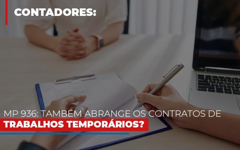 MP 936: Também abrange os contratos de trabalhos temporários?