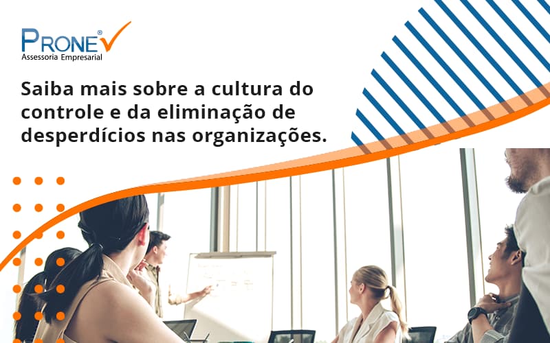 Saiba Mais Sobre A Cultura Do Controle E Da Eliminação De Desperdícios Nas Organizações. Prone - Prone Contabilidade