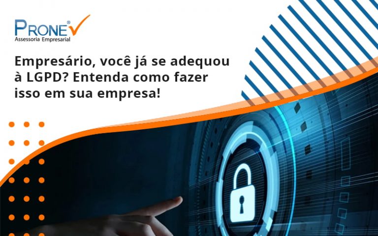 Empresário, você já se adequou à LGPD? Entenda como fazer isso em sua empresa!